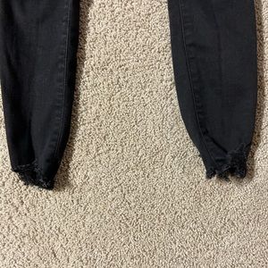 Abercrombie ultra high rise black jeans